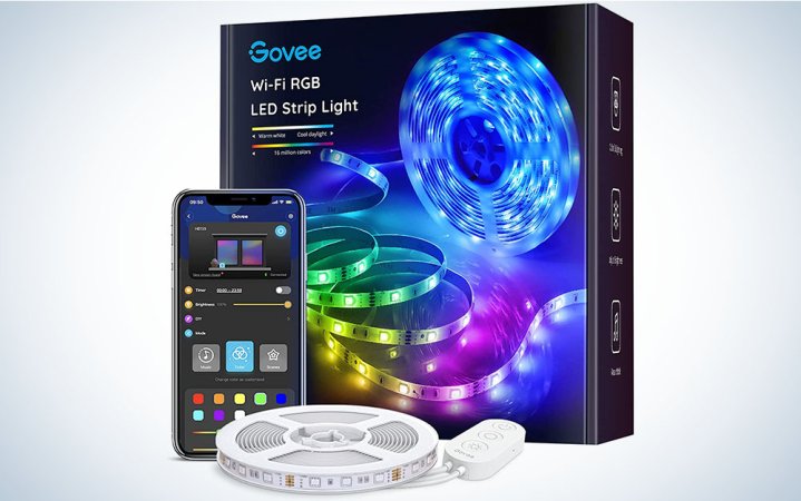  Govee LED Smart Lights on a white background.