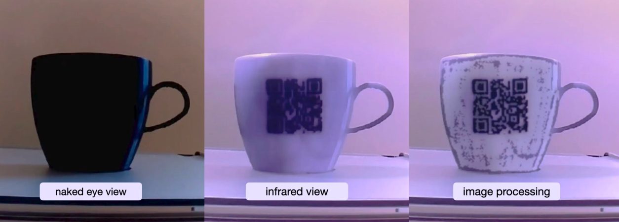 IR label on mug