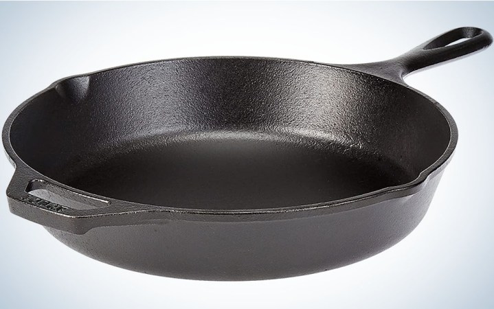  Lodge 10" Cast Iron Skillet on a white background.