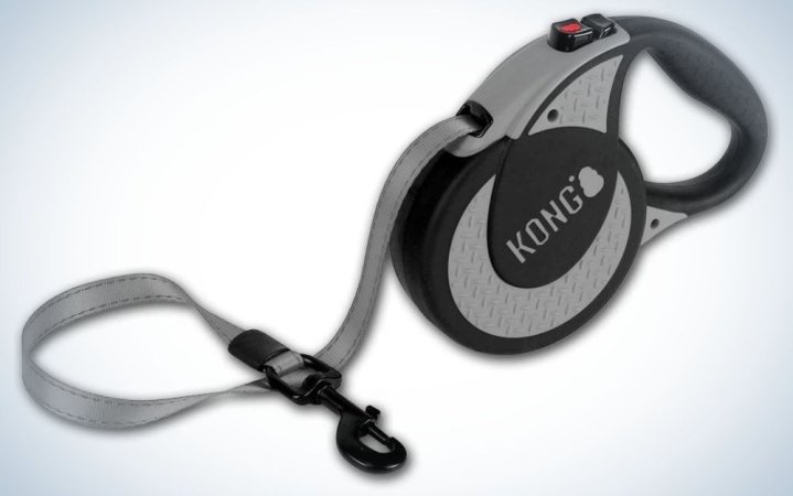  KONG Ultimate Retractable Dog Leash is the best for large dogs.