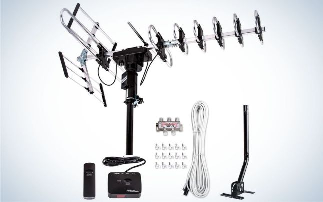 Five Star Outdoor Digital Amplified HDTV Antenna is the best long-range outdoor TV antenna.