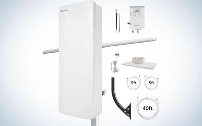 Antop AT-800SBS-J HD Smart Panel Antenna is the best indoor/outdoor TV antenna.