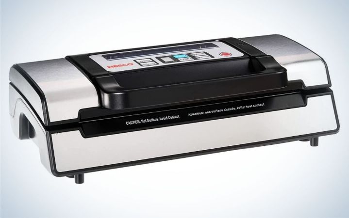  Nesco VS-12 Deluxe is the best vacuum sealer with food saver settings.