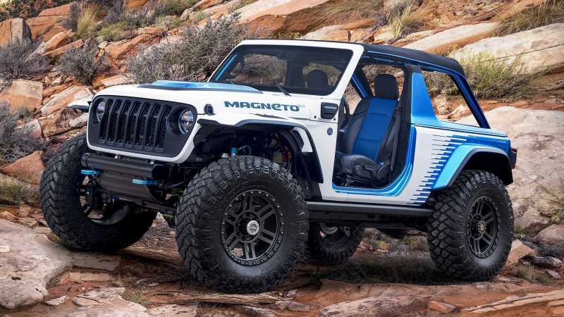 Magneto 2.0 reveals what an electric Jeep Wrangler might look like