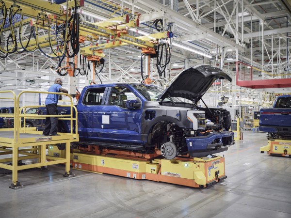 Ford is charging ahead with production of its electric F-150 Lightning