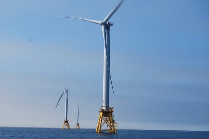 Wind turbines in the ocean to hint what the New York Bight offshore wind farm might look like