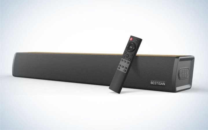  Bestisan 60W Bluetooth Soundbar is the best budget soundbar under 100.