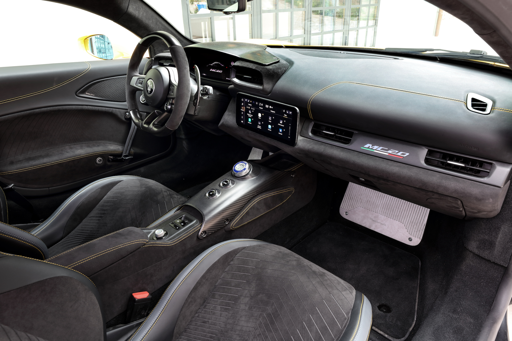 inside a Maserati supercar