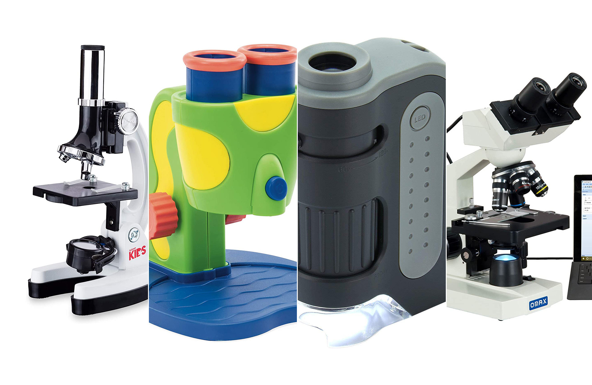 Microscopes for kids sliced header