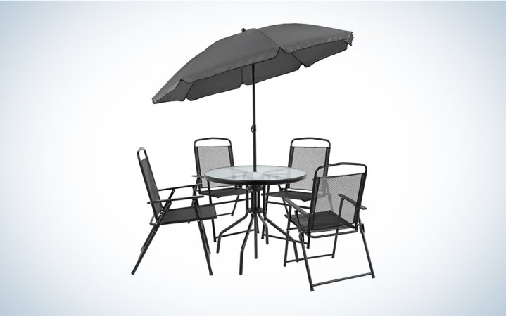  An image of a four-person outdoor table set