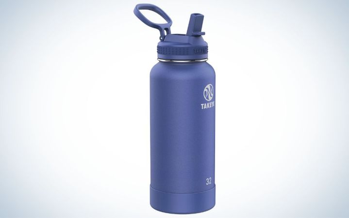  Takeya Pickleball Insulated Water Bottle with Straw Lid is the best insulated water bottle with straw.