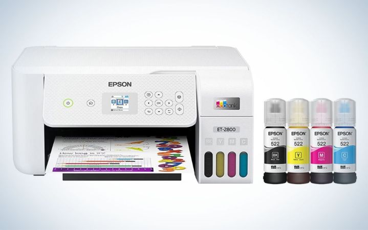  Epson EcoTank ET-2800 is the best inkjet printer for Chromebooks.