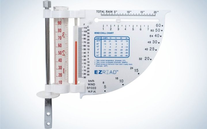  EZRead Headwind Consumer Products 840-0052 5-in-1 Weather Station is the best basic home weather station.