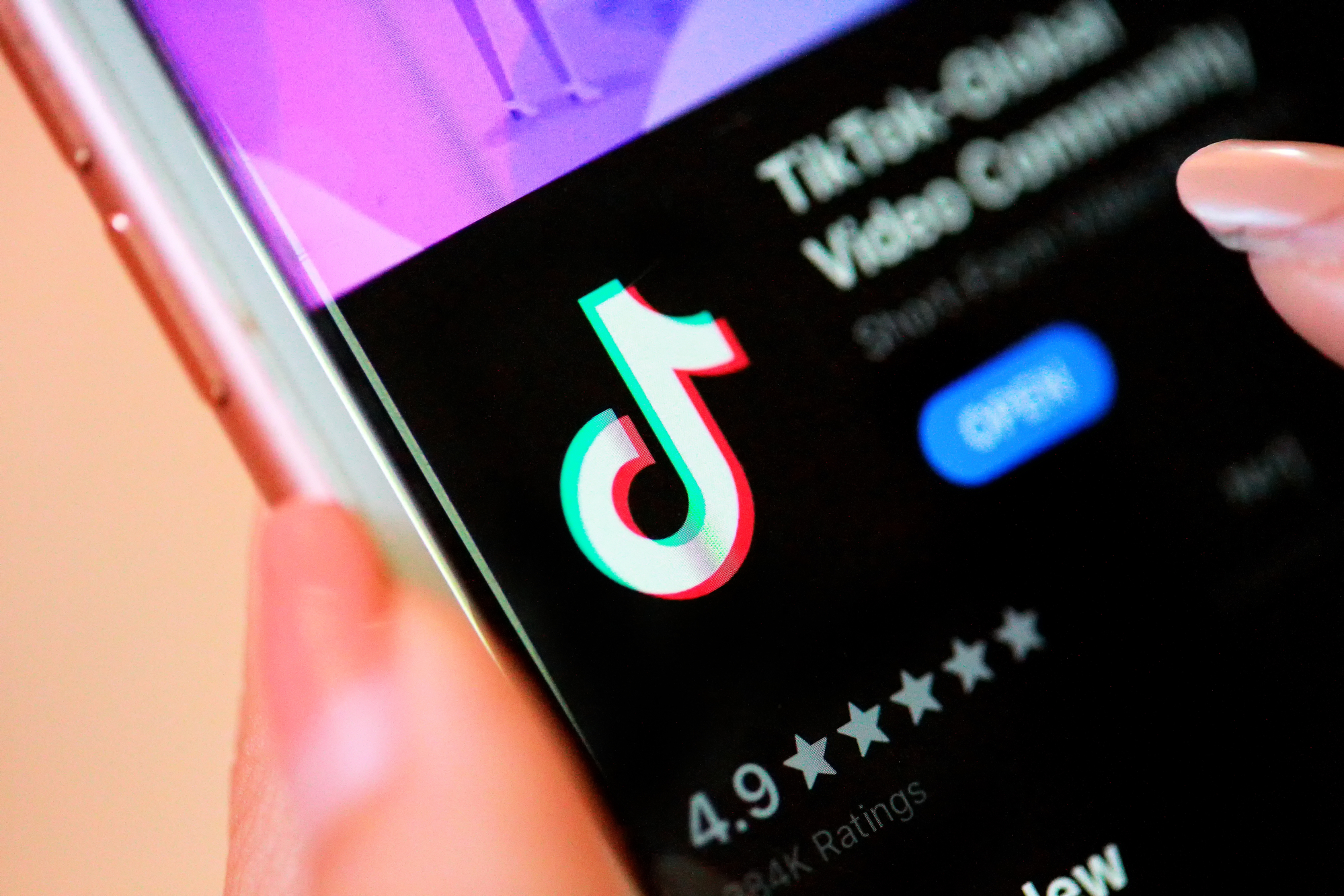 tiktok app in the app store