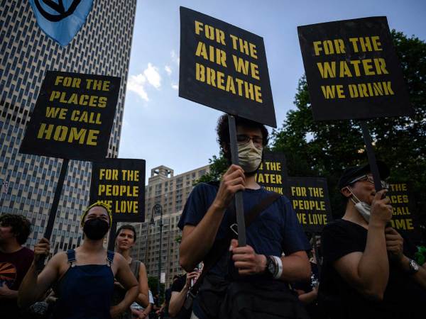 Environmental justice protest