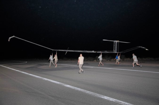 After a two-month flight, the Army’s Zephyr drone fell from the sky