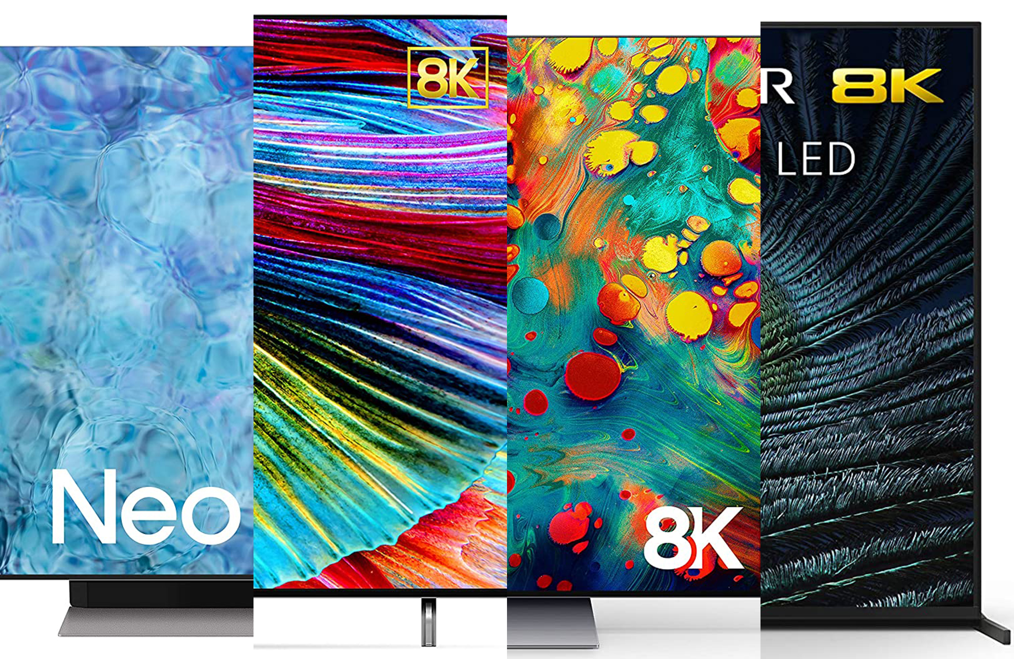 Best 8K TVs sliced header