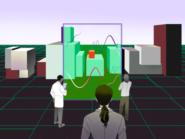 A futuristic x-ray developed by the US army as an illustration