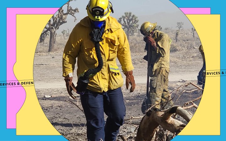  The TDA respirator for firefighters fighting wild fires