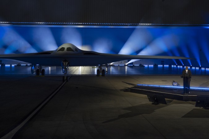 See the B-21 nuclear stealth bomber’s first official flight photos