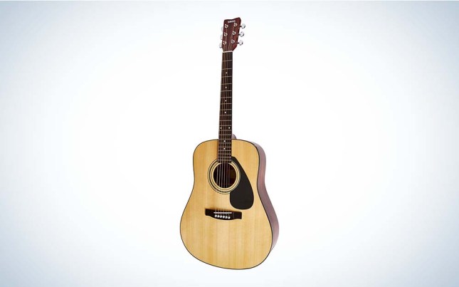 The Yamaha FD01S is the best acoustic guitar at a budget-friendly price.