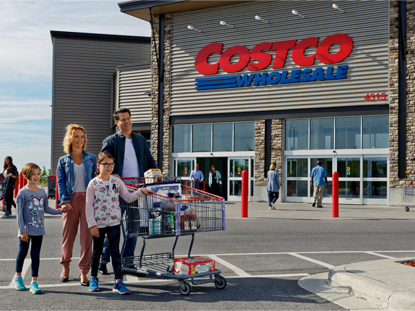 People shopping at Costco