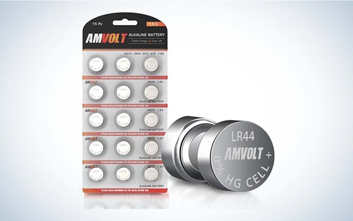  The AmVolt LR44 is the best coin battery at a budget-friendly price.