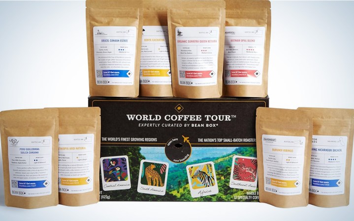  Bean Box World Coffee Tour gift box 