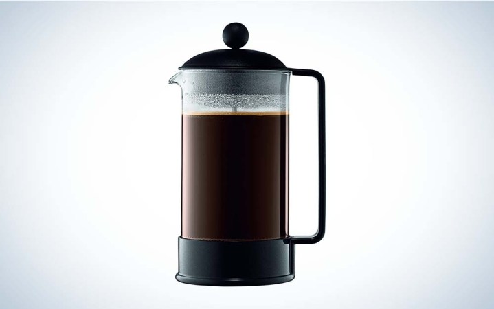  Bodum Brazil makes the best French press coffee maker that's large.