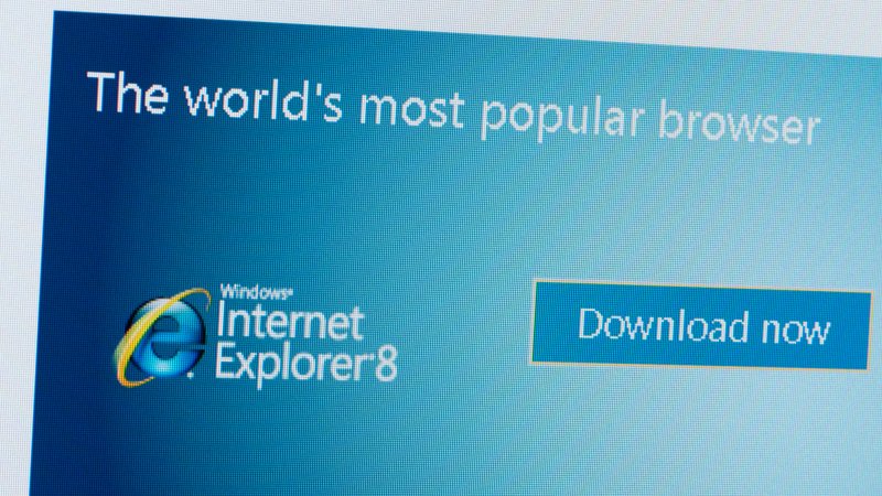 Internet explorer 8 download page.