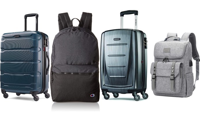 The best luggage and backpack deals