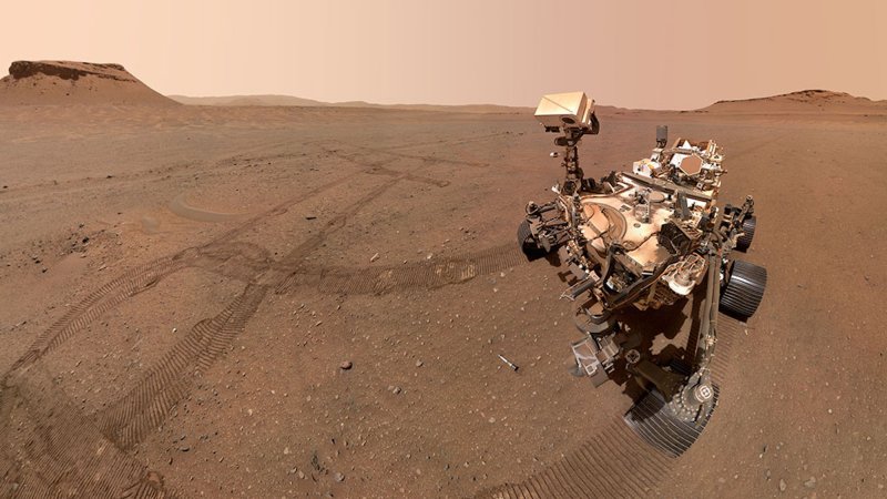 NASA Mars Perserverance rover on Mars