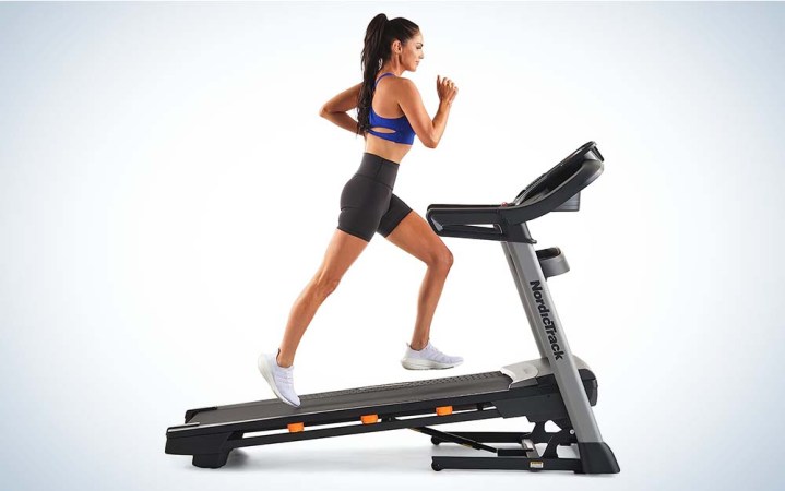  The NridcTrack Treadmill T Series are some of the top equipment for a smart home gym.