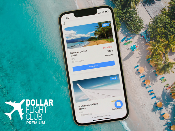 A Dollar Flight Club promotion.