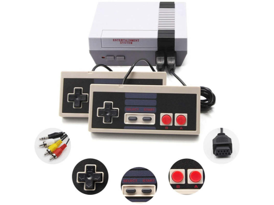 Relive the classics with this retro-inspired console featuring over 600 ...