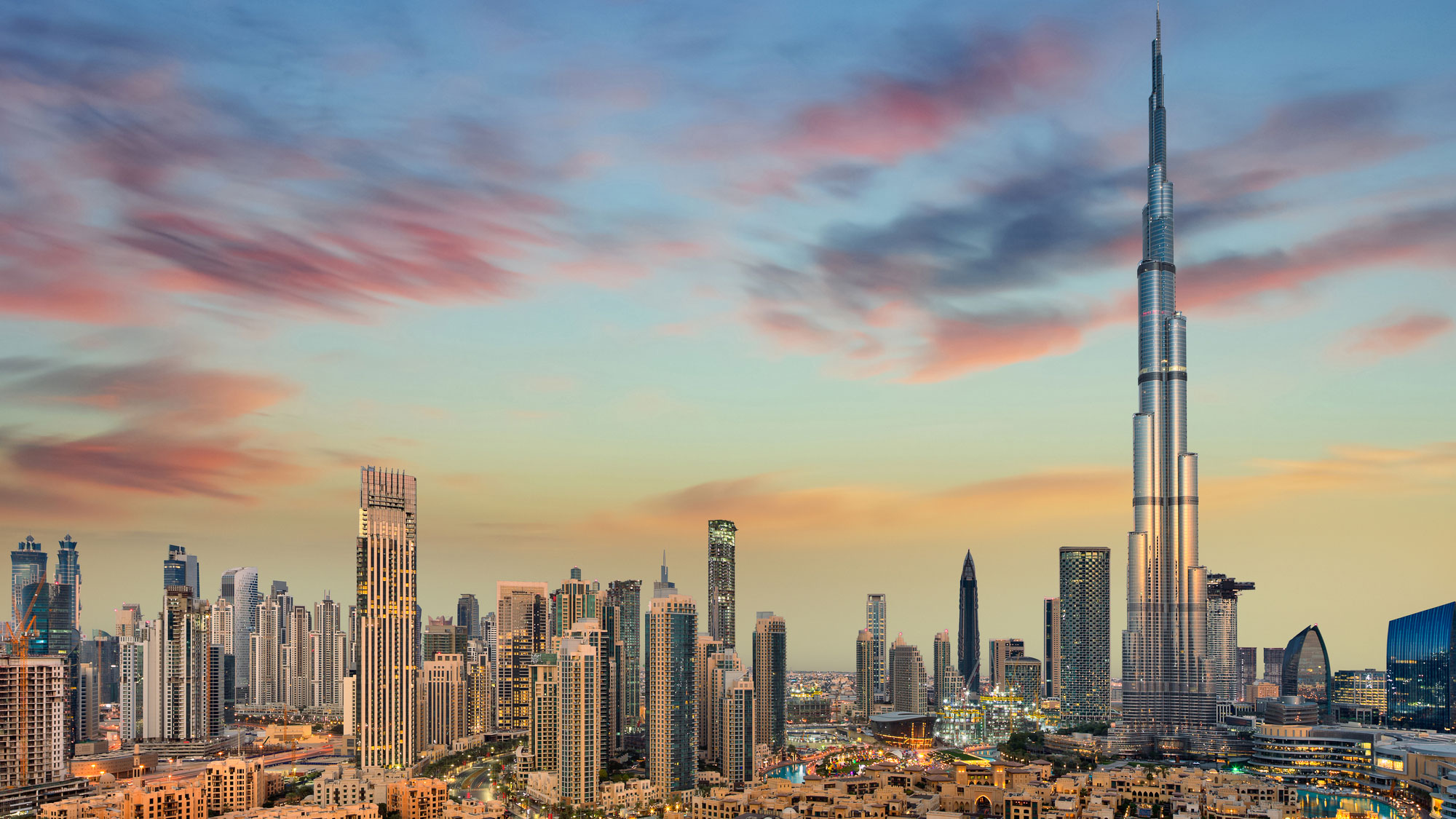 the burj khalifa, the tallest building in the world in dubai