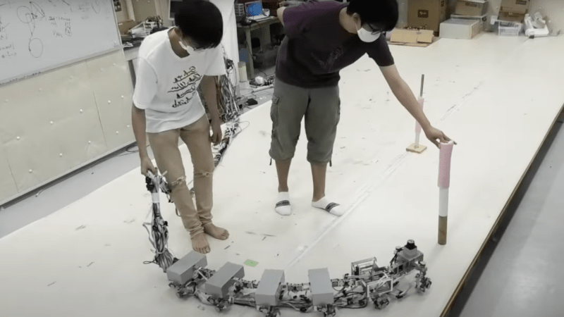 A robot inspired by centipedes has no trouble finding its footing