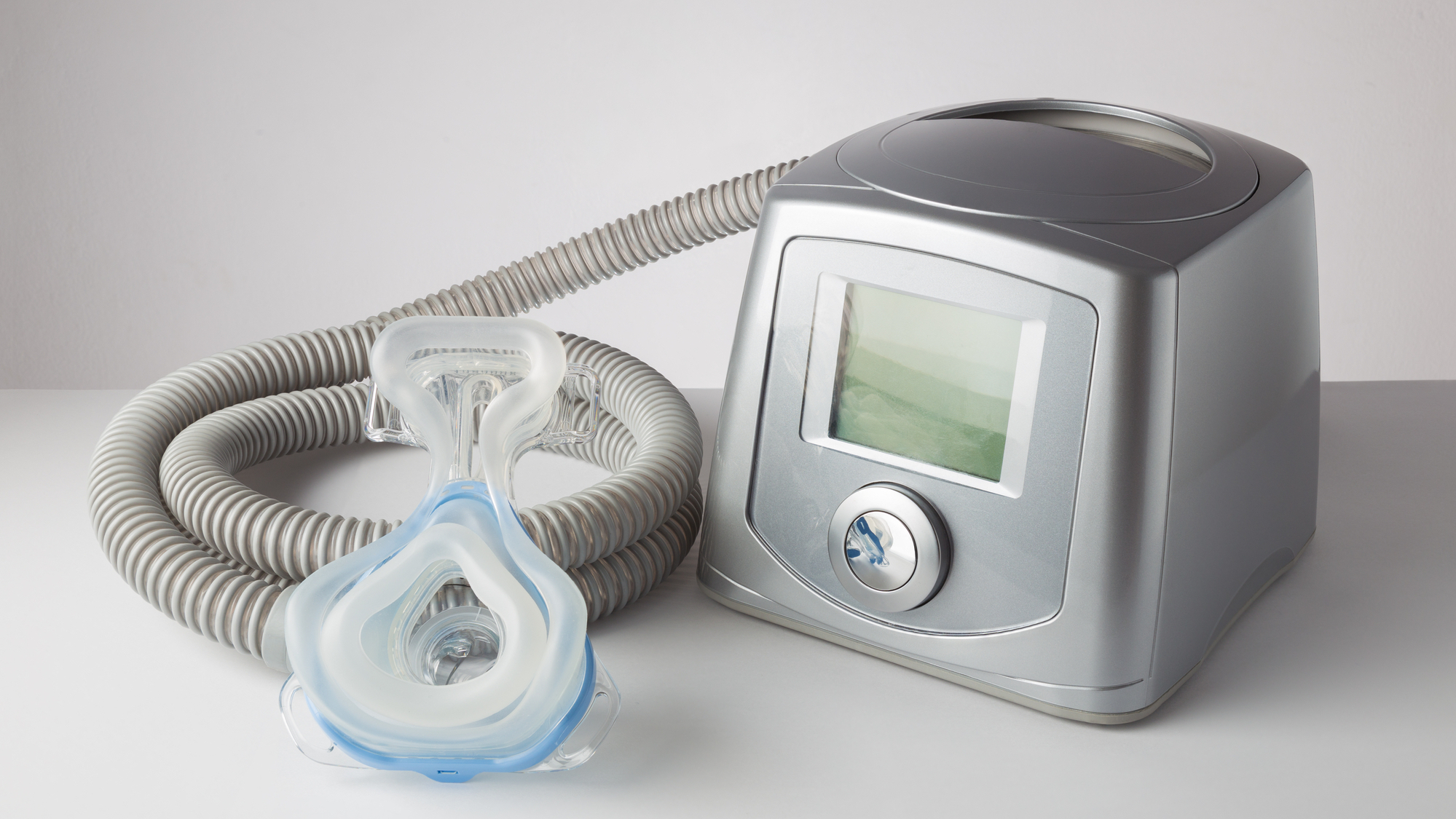 CPAP machine, mask and hose