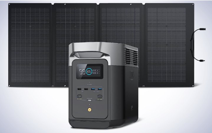  EF ECOFLOW Solar Generator DELTA2 with 220W Solar Panel