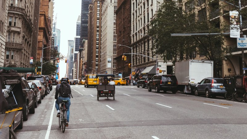 Streets of New York City.