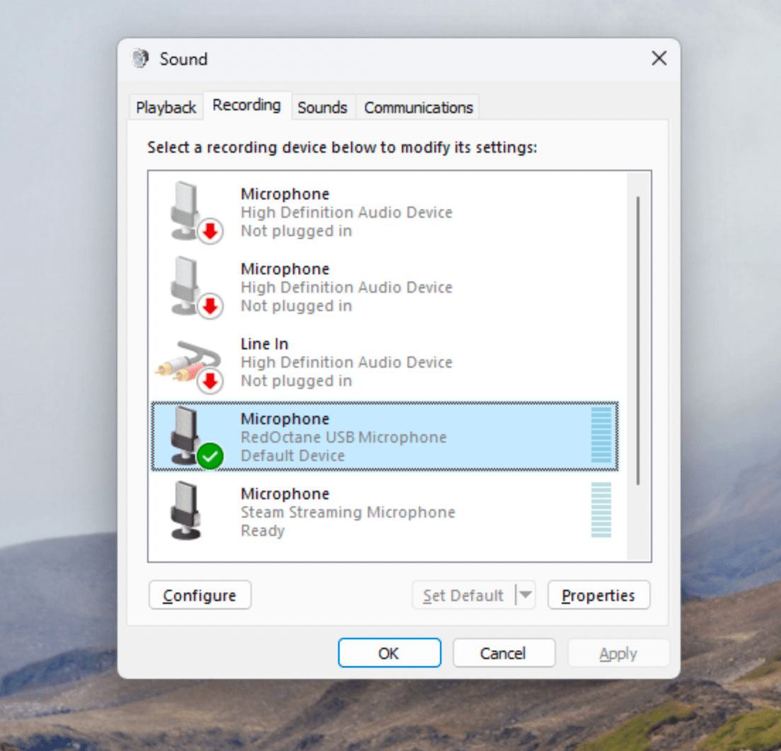 Sound settings on Windows to turn your laptop into a karaoke machine