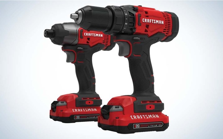  Craftsman makes the best impact driver combo, which includes a drill.