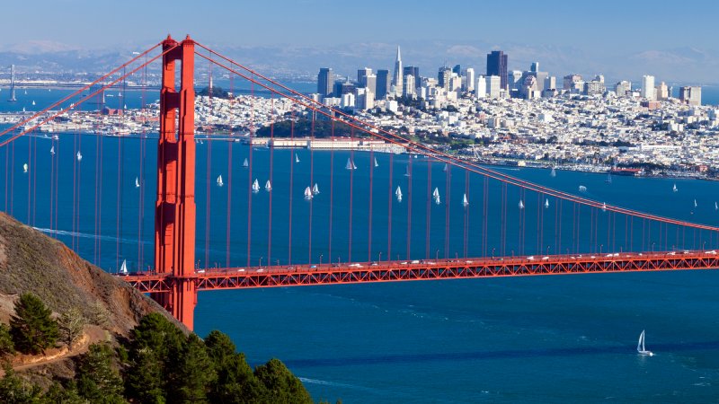 San Francisco Panorama from San Francisco Bay