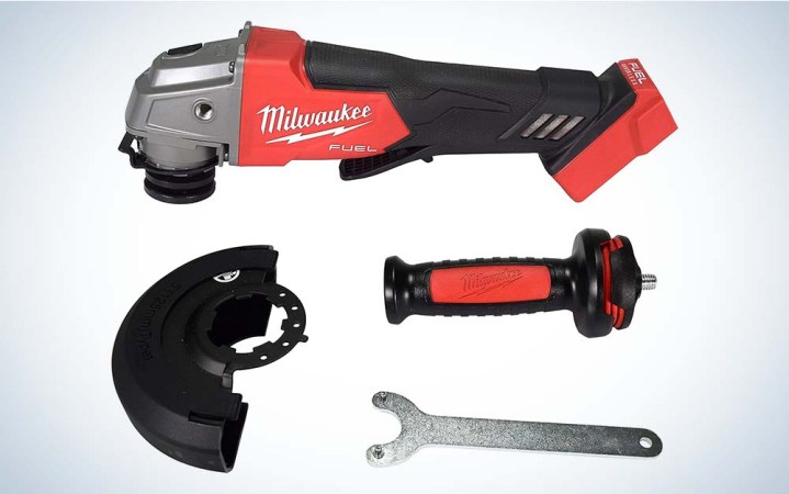  Milwaukee makes the best angle grinder that's cordless.