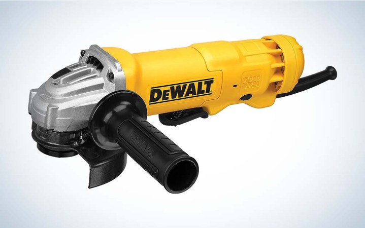  DeWalt makes one of the best angle grinders overall.