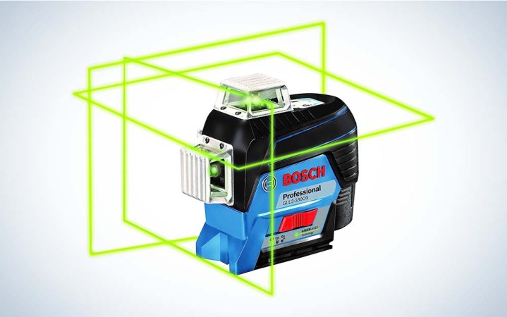  Bosch makes one of the best laser levels for pros.