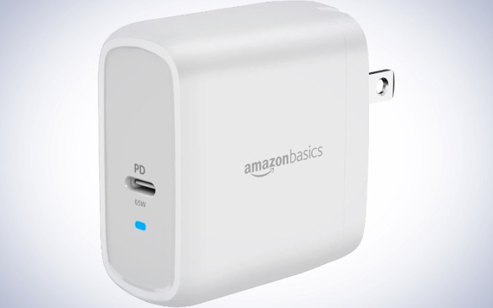  Amazon Basics 65W One-Port GaN USB-C Wall Charger