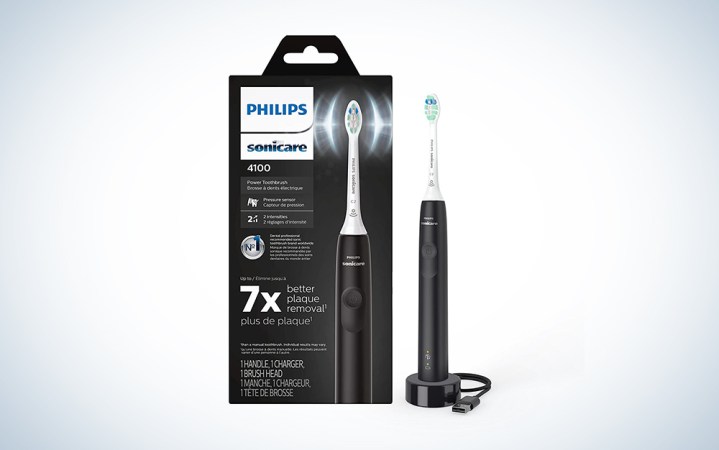  Philips Sonicare 4100 is the best value cheap electric toothbrush