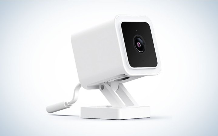  A WYZE camera on a plain background