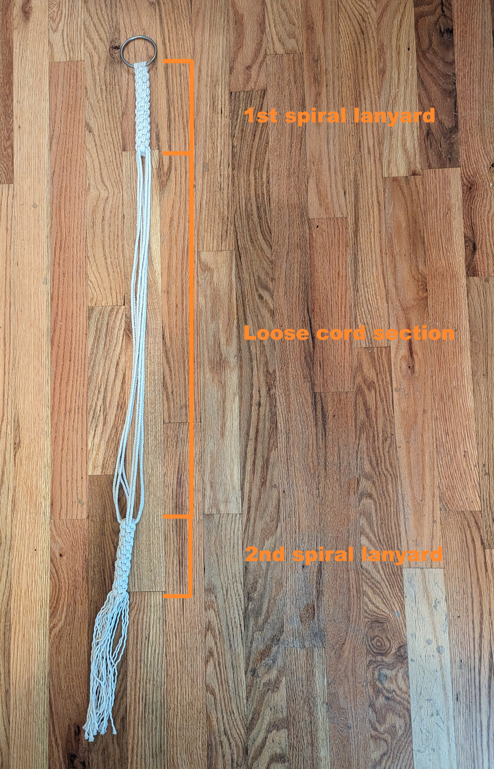 Structure of DIY hanging planter